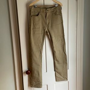 Men’s Levi 510 Tan stretch Denim | 33/32